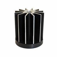 Advanced Thermal Solutions ATSEU-077D-C3-R0 ຮີດຊິນ STAR LED Heat Sink, 45mm dia., 38mm, ສີດຳ/ເງິນ, ພາກຖັດບໍ່ມີເກັບດິນ