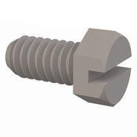 Essentra Components 012520X050 Hex Slotted Hex Slotted Screw, 1/4-20 Thread, 1/2 Lg