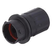 Amphenol SINE Systems RTS1BS14N3PHEC03 ຕົວເຊື່ອມຕໍ່ປະກອບ, ຮູບແບບຕົວຕໍ່ກັນ, 3 ຕຳແໜ່ງ, ຜູ້ຊາຍ, ຂະໜາດປົກ 14, ຢາງຊິລິໂກນ, ແລະຝາປິດທ້າຍມີການປົກກັນສາຍແຕ່ລະສາຍ