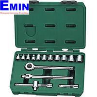 SATA 09085 16PC 3/8"DR 6PT SAE SOCKET SET 