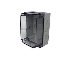 Bud Industries PTK-18429-C ກະບອງຄວບຄຸມໄຟຟ້າ PC+10% ໃນຮູບແບບເກັບເຄື່ອງທີ່ມີການຕີດຕັ້ງ Knockouts ແລະຝາທີ່ແຈ້ງ (6.9 X 4.9 X 3.9 ນິ້ວ)