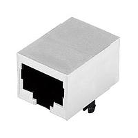 Same Sky (formerly CUI Devices) CRJ023-5-TH ຕູ້ເຊື່ອມຕໍ່ຮູບແບບ Modular / ຕູ້ເຊື່ອມຕໍ່ Ethernet RJ jack, 1 ພອດ, 8P8C, 50u, ມີການປ້ອງກັນ, ແຊກສີເທົາ