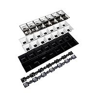 Ledil C17532_DAISY-7X1-SHD-MET ເລນ LED ເງົາຮູບສະແກນ 7 ຕຳແໜ່ງ ມມ (D)