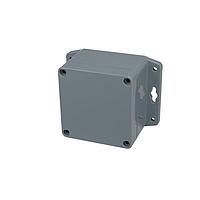 Bud Industries PN-1331-DGMB ກ່ອງ NEMA IP65 NEMA 4X ສີແດງດຳມີຂາຍຕິດຕັ້ງ (3.2 X 3.2 X 2.2 ນິ້ວ)
