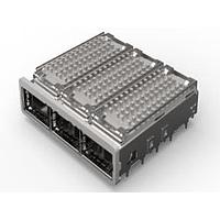 AMP Connectors - TE Connectivity 2007456-1 ອຸປະກອນເສີມ 1x3 QSFP Kit Assy Bhnd Bzl,PCI