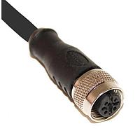 Mueller C4C24M002 ເສັ້ນສາຍອ່ານສະເຫຼີມ / ເສັ້ນສາຍກະທົບ CORDSET 3P ST FM TO OPEN 24AWG 2M