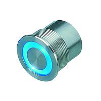 Schurter 1241.3672 ເຫຼັ້ມ LED 30mm ອະລູມິນັມ ອໂນດິດສ໌ ແດງ/ຂຽວ/ເຫຼືອງ ຮິງ