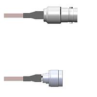 Amphenol Custom Cable Q-0202H0001009i ການປະກອບສາຍ RF BNC-SJ/N-SP G178 9I