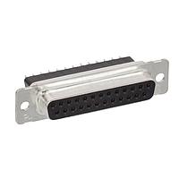 AMP Connectors - TE Connectivity 5745187-7 ຮູບຮອບ RECP FULL MTL SHL 25 ຮ່ອງຕິດຕັ້ງ