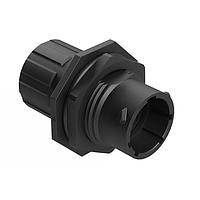 Amphenol SINE Systems RTS712N4PHEC03R ປະຕູປ່ອງ Receptacle, ແມດ Jam Nut, 4 ຕຳແໜ່ງ, ຜູ້ຊາຍ, ຂະໜາດ Shell 12, ຢາງຊິໂລຄອນ Seal ແລະ End Cap ມີການປິດສາຍສະເລັດຢ່າງເປັນອິນດິວິດູອລ