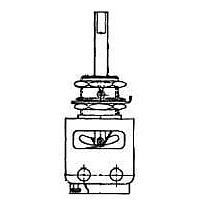 Honeywell 13AT97-T ສະຫນັບສະຫນູນ Toggle SW DPDT 2POS Solder T typ TERM