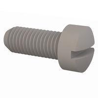 Essentra Components 012528F062 ສກຣູດເຄື່ອງຈັກ Fillister Slotted Screw, 1/4-28 Thread, 5/8 Lg