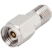 Amphenol SV Microwave SF1116-6002 ຕົວແປ RF - ລະຫວ່າງຊຸດ 2.4mm M ເປັນ 2.92mm F Adapter