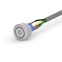 Alcoswitch - TE Connectivity 2317659-7 ປຸ່ມກົດສະລອງ AV25 SPL 3A MOVING RING POWER R&B 12VFL