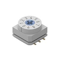 Wurth Elektronik 428521520811 ສະຫນັບສະຫນູນການສະຫນອງການສະຫນອງ WS-ROSV Rot Swi IP67 10Pos Hor Rd Cros bl