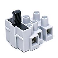 AMP Connectors - TE Connectivity 503SI03EDS ບາຣິເອີພາ ແບຣເລີ ສະຕຣິບ 3P TERM BLOCK 10MM 250V 10A