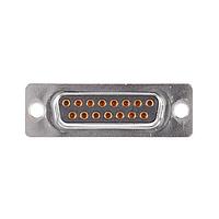 ITT Cannon DAMM15SMA197 ຕູ້ຕໍ່ມາດຕະຖານ D-Sub DSUB 15 F PCB STR G50 TIN