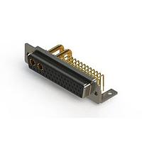 EDAC 630-43W2250-3N4 ຕູ້ຕິດຕໍ່ D-Sub ປະສົມມຸມຂວາ ຕູ້ຕິດຕໍ່ພະລັງງານ Combo D-Sub