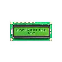 Displaytech 162G BC BW ໂມດູນຈະຫລັກສະຕິກຕົວອັກສອນ LCD 16x2 ຕົວອັກສອນ ຈະຫລັກ STN Y/G ຕຳແໜ່ງ 6 ໂມງ