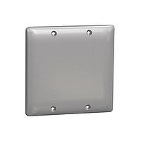 Square D SQWS140002GY ຈອງປົກ 2 GANG BLANK WALL PLATE GY