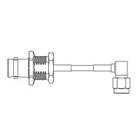 Molex 73419-4730 ການປະກອບສາຍ RF CBL ASSY,BNC JCK BH TO SMA RA PLG,50 OHM