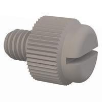 Essentra Components 50M050080T006 ສະກຣູດມືຊີ້ນຊ້ອງ Slotted Thumb Screw, M5 X .8 Thread, 6mm Lg