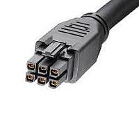 Molex 245136-0610 ສາຍສະແຕນລະດັບ Megafit 6ckt ສີດຳ 1M ປົກກັນດ້ວຍ Overmolded