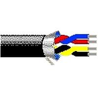 Belden 9184 010500 ອອດິໂອ, ການຄວບຄຸມ ແລະ ອຸປະກອນວັດສະດຸ 22AWG 2PR SHIELD 500ft SPOOL ສີດຳ