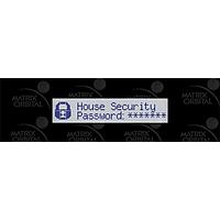 Matrix Orbital BLC2021-BK-USB-GW ຊອງເພີ່ມ PC Bay, ຕົວອັກສອນ LCD ສີຟ້າເບີງອ່ານຂໍ້ຄວາມ L.Blu Txt G/W B/G ບໍ່ມີປຸ່ມ ມີຂາງດ້ວຍສີດຳ