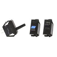 Carling Technologies TC201-PSB-B ສະຫນັບສະຫນູນ Rocker 15A 125VAC .250tab .275" Paddle ສີດຳ