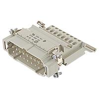 HARTING 09330164629 ອິນເຊີດ MALE INSERT 16 POLES+PE