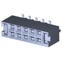 AMP Connectors - TE Connectivity 5-147102-5 ປຸ່ມຮັບ 10P VRT DR RCPT 30AU