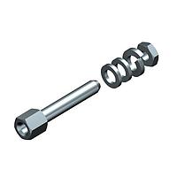 Molex / FCT 173112-0015 ອຸປະກອນ D-Sub ແລະ ອຸປະກອນຮ່າງກາຍ FCT ນຸ້ມ 4-40 UNC 20.6 ສແຕນເນລສສະຕີນ