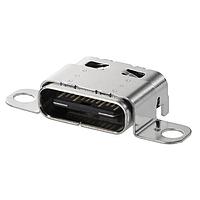 Molex 205714-1001 ຕົວເຊື່ອມ USB Type C USB Type C RA TMnt SMT ມີຮູບປະກອບດ້ວຍການຍຶດດ້ວຍກະແປງ