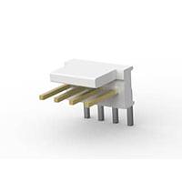 AMP Connectors - TE Connectivity 3-641214-4 ຫົວກາງ POLARIZED HEADER 4P R.A. Post gold