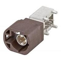 Rosenberger D4S20D-40MA5-F ຕູ້ຕໍ່ PCB ມຸມຂວາ ປລັກ PCB ມີກະແປງ T&R ສີນ້ຳຕານ