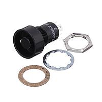 OTTO P3-90318-2 ປຸ່ມກະທົບຊົ່ວຄາວ BLK SHROUD .625 BLK BTN 2 CKT SOLDER 4LB