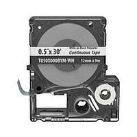 Panduit T050X000BYM-WH ພິມເຕີ MP ກະເປົາກະສົດ, ເສັ້ນຕໍ່ເນື່ອງ, ໂປລິເສຕເຕີ,