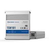 Teltonika TSW101000000 ອຸປະກອນສະຫນັບສະຫນູນ PoE ທີ່ບໍ່ມີການຈັດການ ສະຫນັບສະຫນູນທີ່ບໍ່ມີການຈັດການ. 5 ພອດ Ethernet 1 gbps. PoE 4 x 802.3af/at 9 - 30 VDC (ສໍາລັບ PoE+ ດ້ວຍ). *ບໍ່ມີອຸປະກອນຈັດຫາພະລັງງານເພີ່ມເຕີມ