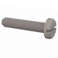 Essentra Components 012520P125 ພັນສລອດດ໌ Pan Slotted Screw, 1/4-20 Thread, 1 1/4 Lg