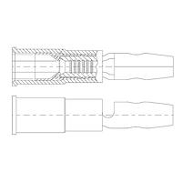 Molex 19036-0002 ສແນັບປລັກ A-859T SNAP PLUG O N TAPE (190360002)