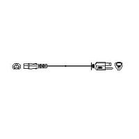 Volex 17035 ສາຍພະລັງ AC 2.5A/125V ອາເມລິກາເໜືອ 3FT (0.9m) ສີດຳ