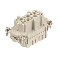 HARTING 09330102702 ອິນເຊີດ HAN E 10P F CRIMP ORDER CONTACTS SEP