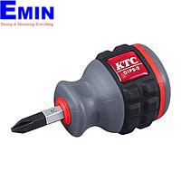 KTC D1PS-2 ພລາສຕິກ Grip Stubby Screwdriver (25mm x 75mm)