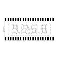 Lumex LCD-S401C39TF LCD Numeric Display Modules .39" 4 Digit TN TRAN