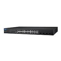 Advantech EKI-7428G-4XP-AE ອຸປະກອນສະຫນັບສະຫນູນ Ethernet ຈຳນວນ 24GE + 4 SFP+ L2 Managed PoE Switch