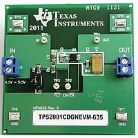 Texas Instruments TPS2001CDGNEVM-635 ເຄື່ອງມືພັດທະນາ Switch IC TPS2001CDGNEVM-635