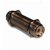 Amphenol RF 182319 ຕົວແປ RF - ໃນຊຸດ UHF JACK ເປັນ UHF JACK ADAPTER, 50 OHM