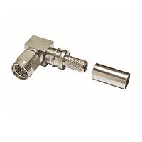 Amphenol Times Microwave Systems EZ-200-SM-RA-SS-X ຕົວເຊື່ອມ SMA ຊາຍ (ປລັກ), ຕົວເຊື່ອມຄຣິມ, ມຸມຂວາ, ບໍ່ມີການຕັດກວດສອບ