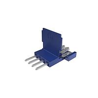 Amphenol FCI 66226-004LF ຕົວເຊື່ອມ Clincher™ Flex Connectors, Pin Assembly, ແຖວດຽວ, 4 ຕຳແໜ່ງ, 2.54mm (.100in) Pitch.